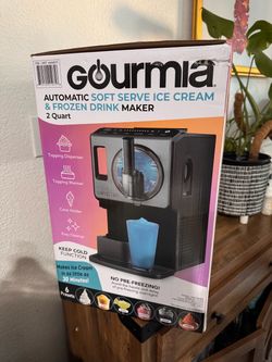 Gourmia 2-Quart Automatic Soft Serve Ice Cream & Frozen Drink Maker