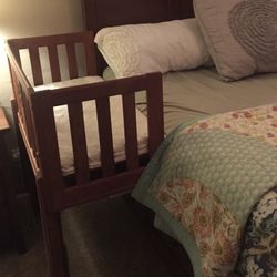 Title: Custom Handmade Wooden Sidecar Crib – Rosette Custom Furniture (Etsy)