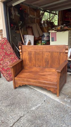 Antique Eastlake Bench