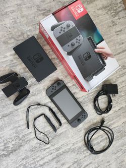 Gray Black Nintendo Switch 1