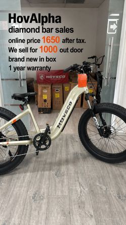 HovAlpha Ebike at Diamond bar sales electric bike