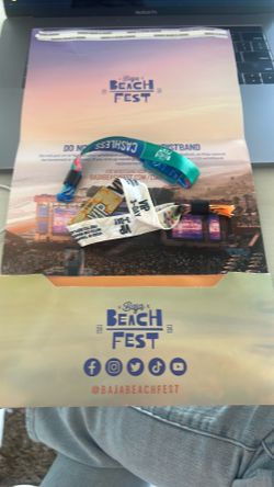 1 vip baja beach fest wristband