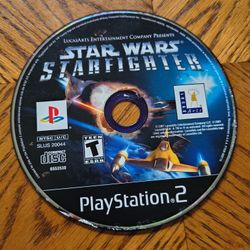 Star Wars: Starfighter (Sony PlayStation 2, 2001) – Disc Only