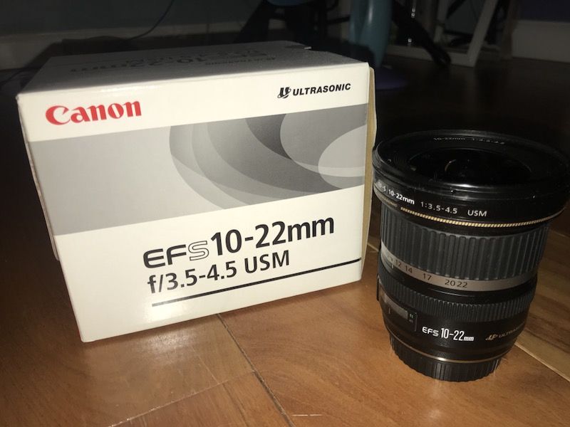 Canon EFS 10-22 Lens