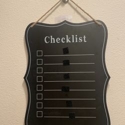 Checklist Chalk Board 