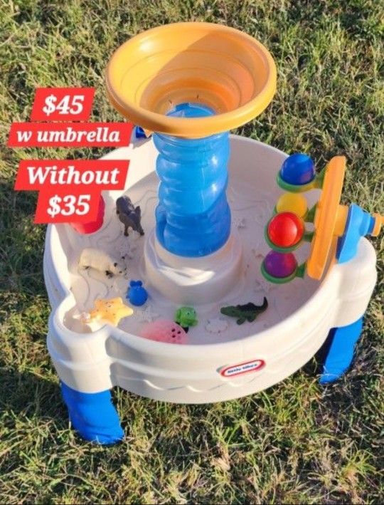 Water Table W Toys NEW Umbrella READ DESCRIPTION