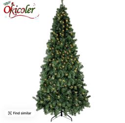 6.5/7ft Artificial Pre-lit tree