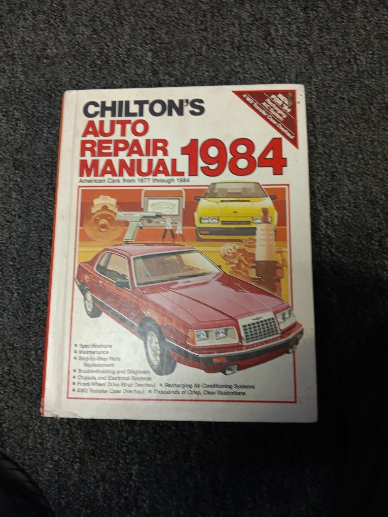 1984 CHILTON'S AUTO REPAIR MANUAL