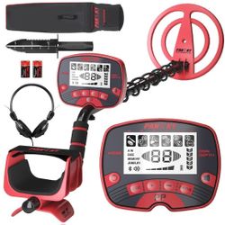 PANCKY Metal Detectors for Adults Waterproof, Professional Higher Accuracy Gold Detector with LCD Display, 5 Mode, Advanced DSP Chip 10" Coil, PK0075