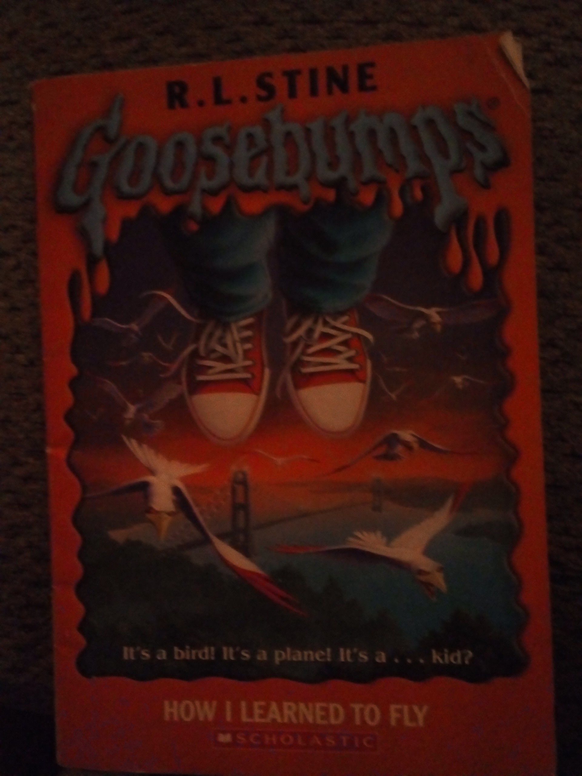 Books, Goosebumps, Beast from the East,How I Learned to Fly,Go Eat Worms,The Ghost Next Door