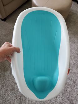 Summer reclining silicone lined bath tub