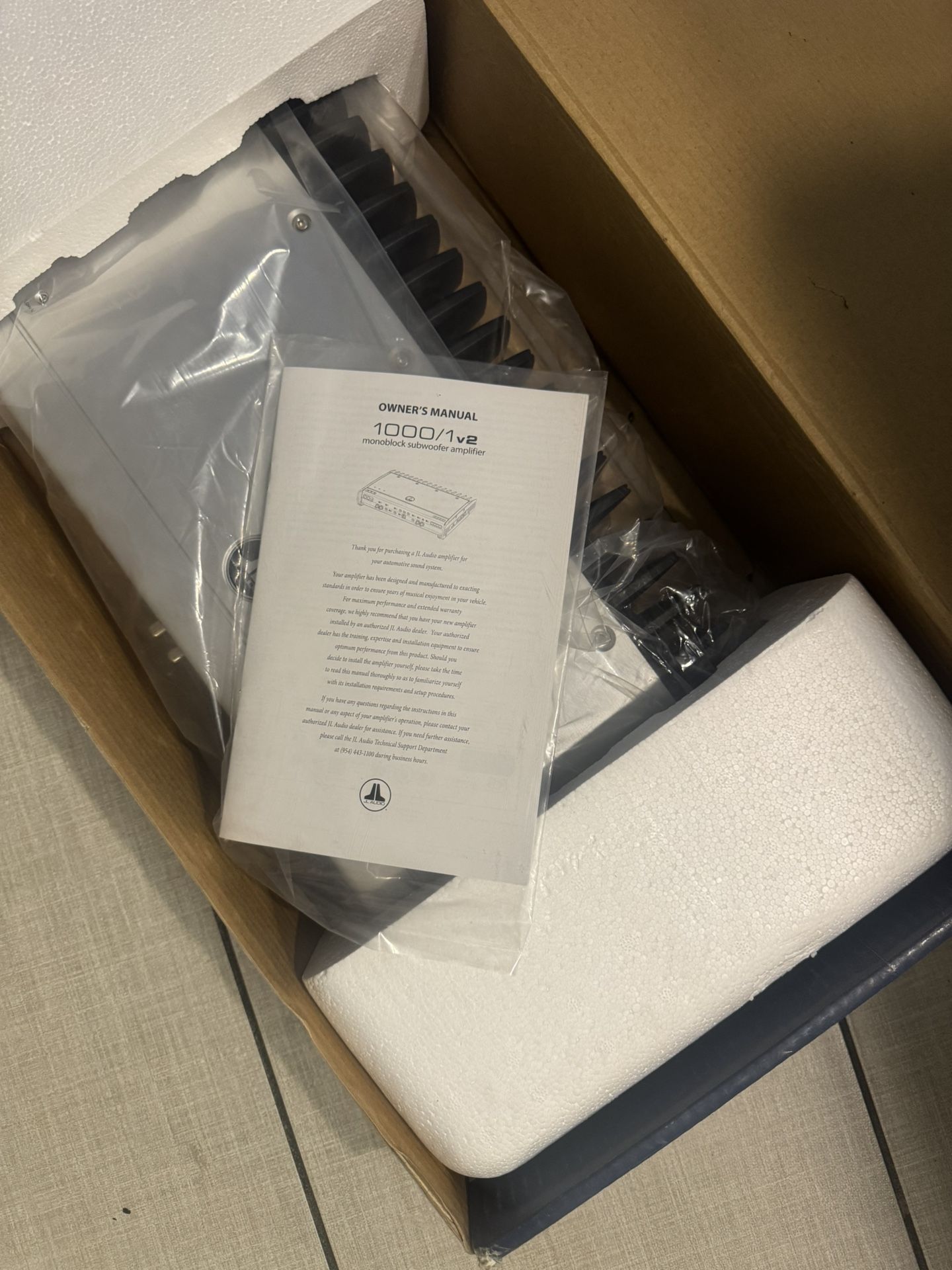 Jl Audio Monoblock Amp