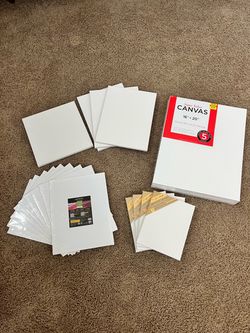 Lot of Painting Canvas - multiple sizes