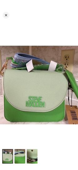 Steve Madden Green Saddle Crossbody Bag