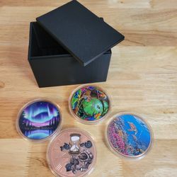5oz Capsulized Coin Storage Box (Holds 10)