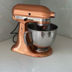 Rare Kitchen Aid Artisan Copper Stand Mixer - 5 QT 