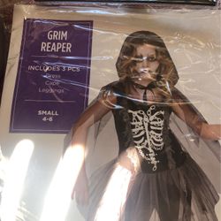 Grim Reaper Includes Dress Cape Leggings