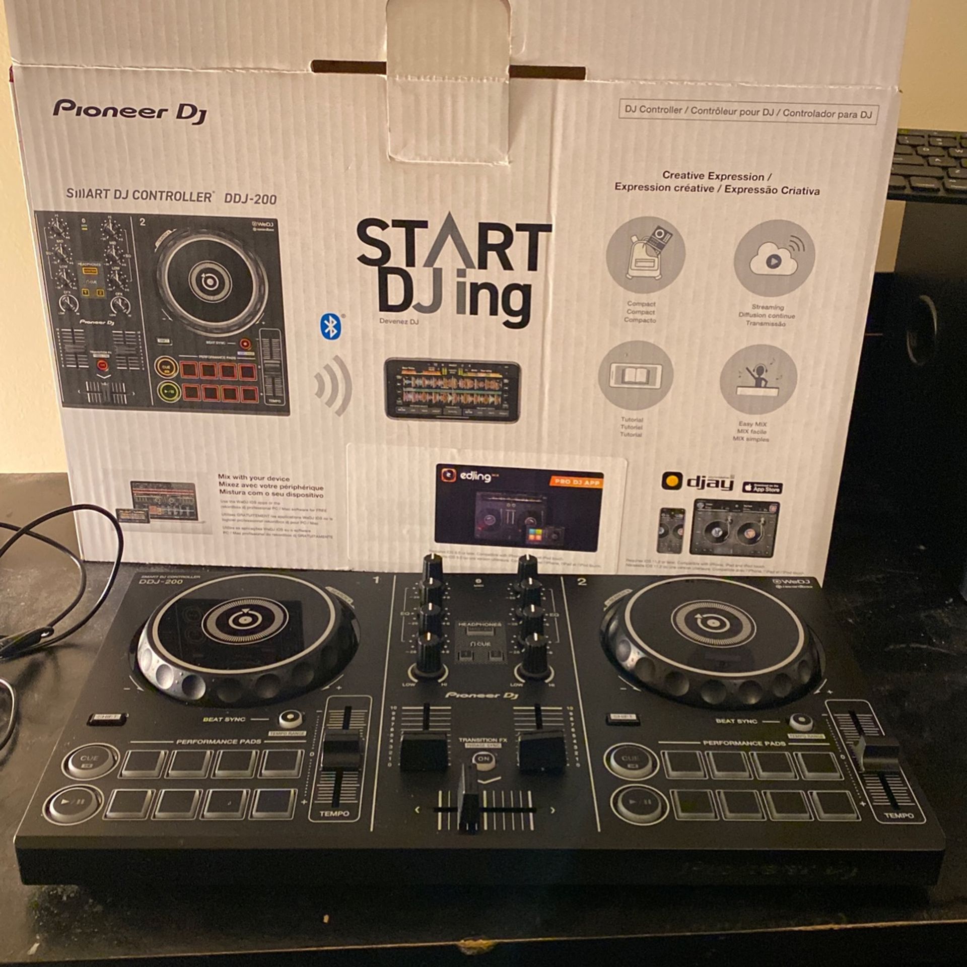 Pioneer Dj Bluetooth DDj-200 dj controller 4sale 125$