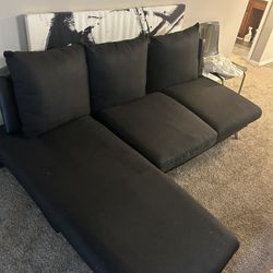 Black lil couch 