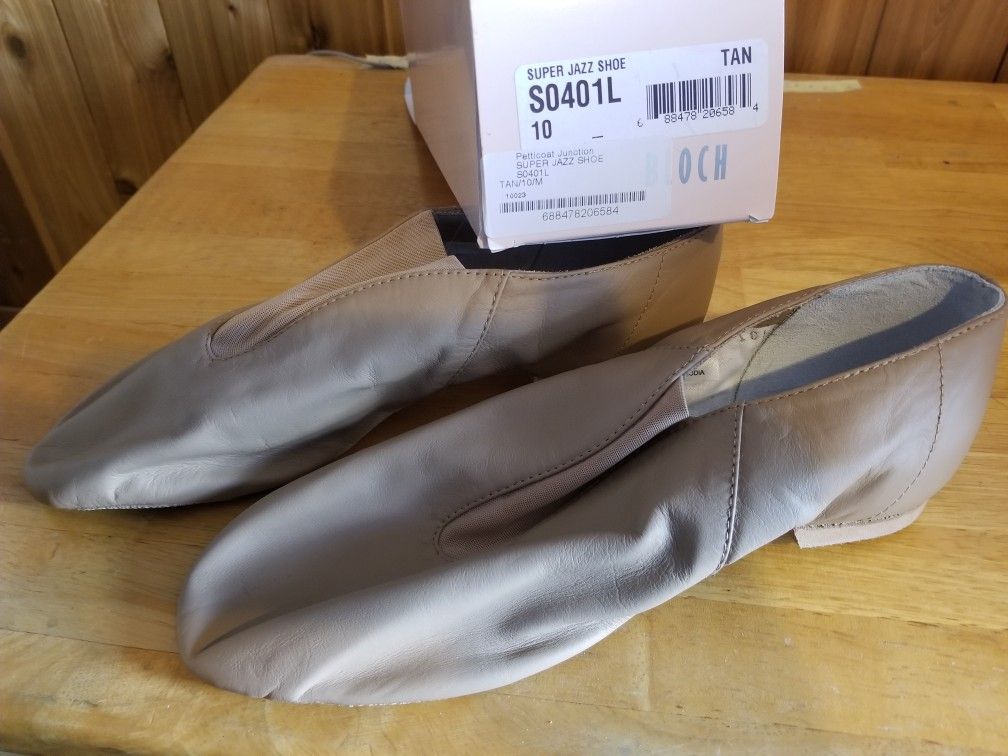 Bloch Super Jazz Shoes, size 10, brand new never worn