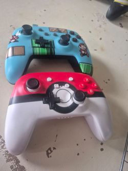 Nintendo Switch Controllers Mario and Pokéball Edition
