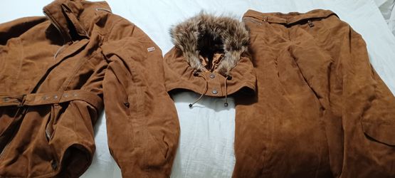 NILS SIZE 10 SUEDE SKI OUTFIT LIKE NEW!!