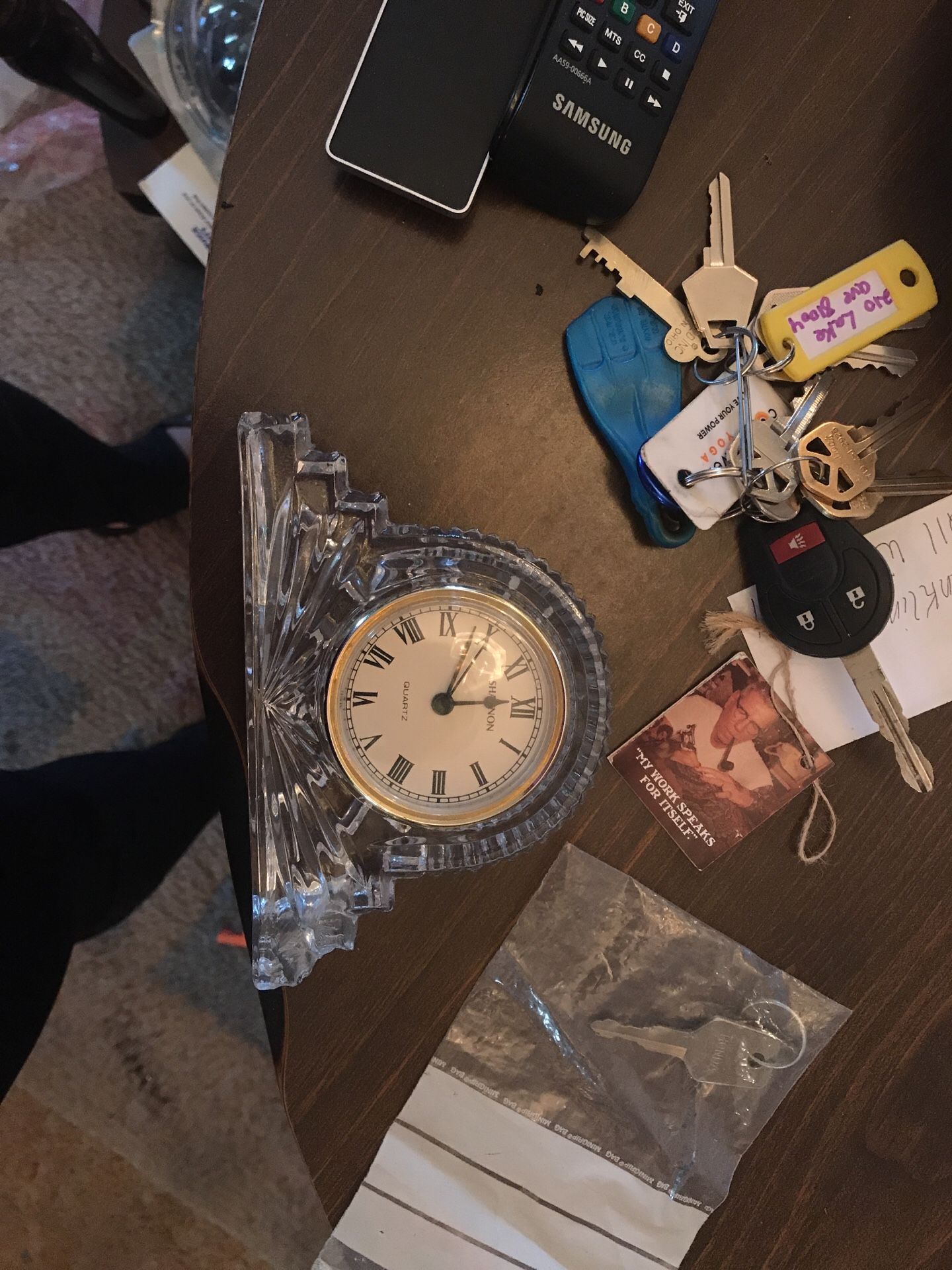 Crystal clock