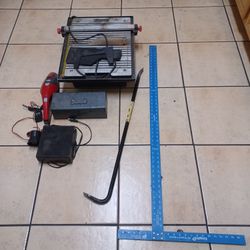 Tile Saw And Other Tools