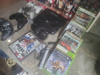 Random video  game lot selling as a whole