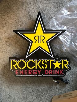 Rockstar Energy Drink LED Sign