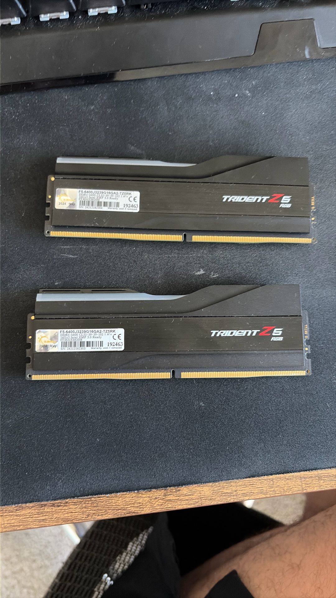 G Skill trident Z5 Rgb 6400mhz DDR5 ram 2x16GB