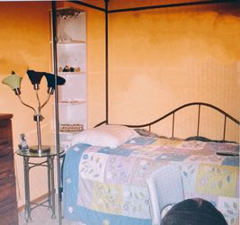 Twin Metal Four Post Trundle Bed