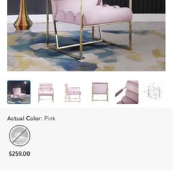 Morden Fort Luxury Lounge Chair, Contemporary Velvet Upholstered Armchair for Living Room Office.