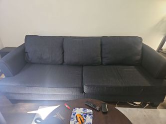 8' Long Blue Couch