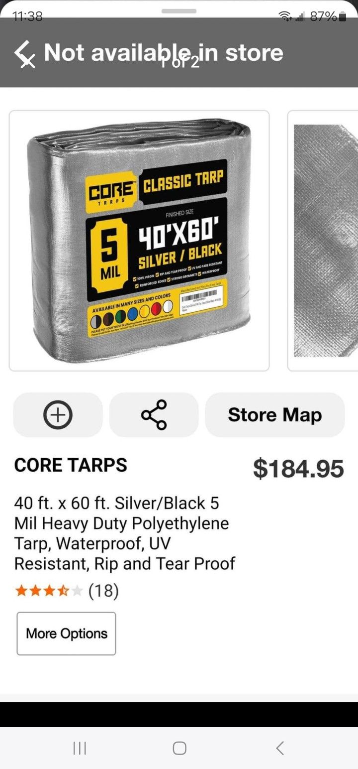 tarp 40ft ×60ft