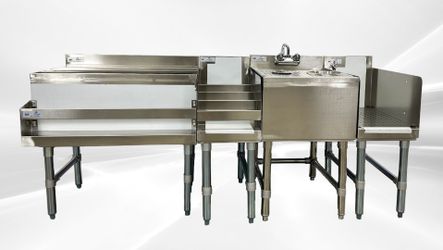 NSF 72 ins Stainless S Combination Cocktail Station FS30121812