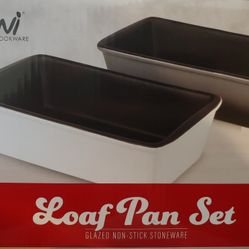 Parini Stoneware Loaf Pan Set