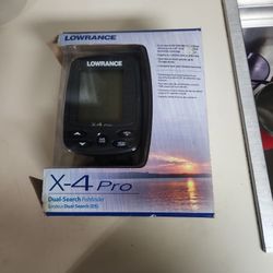 Lowrance X-4 Pro Dual Search Fish Finder 