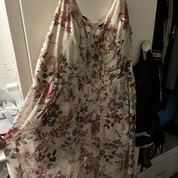 Long Floral Dress With Shorts Under Wear The Dress For Graduation Ceremony In 2019 Haven’t Worn Since