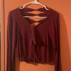 Long Sleeve Crop Top 