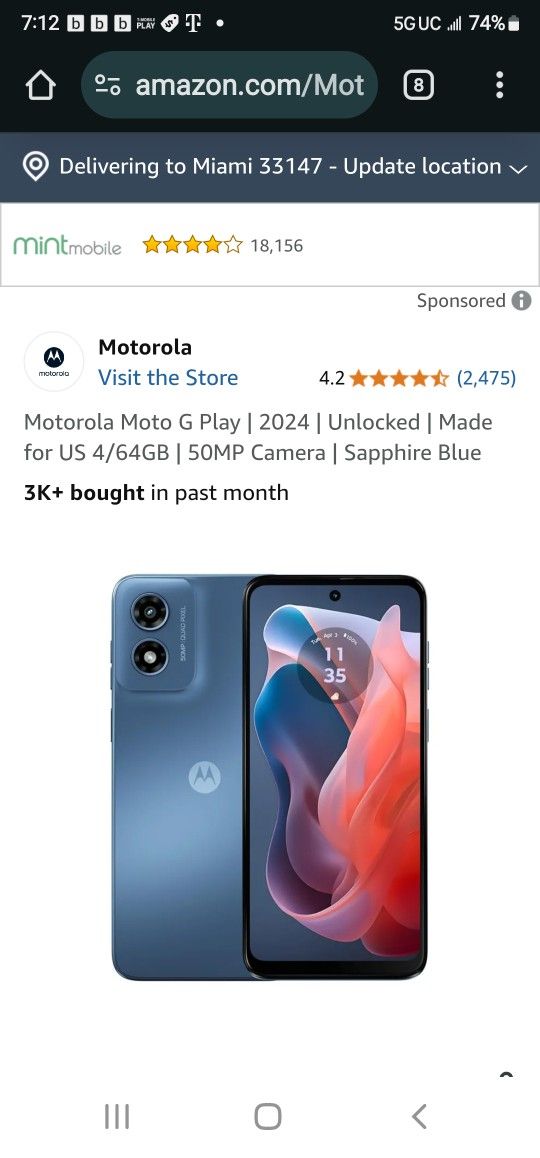 Motorola Gplay 2025 Unlocked $79 Firm Price