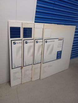 Frameless mirrors set of 4 for $50