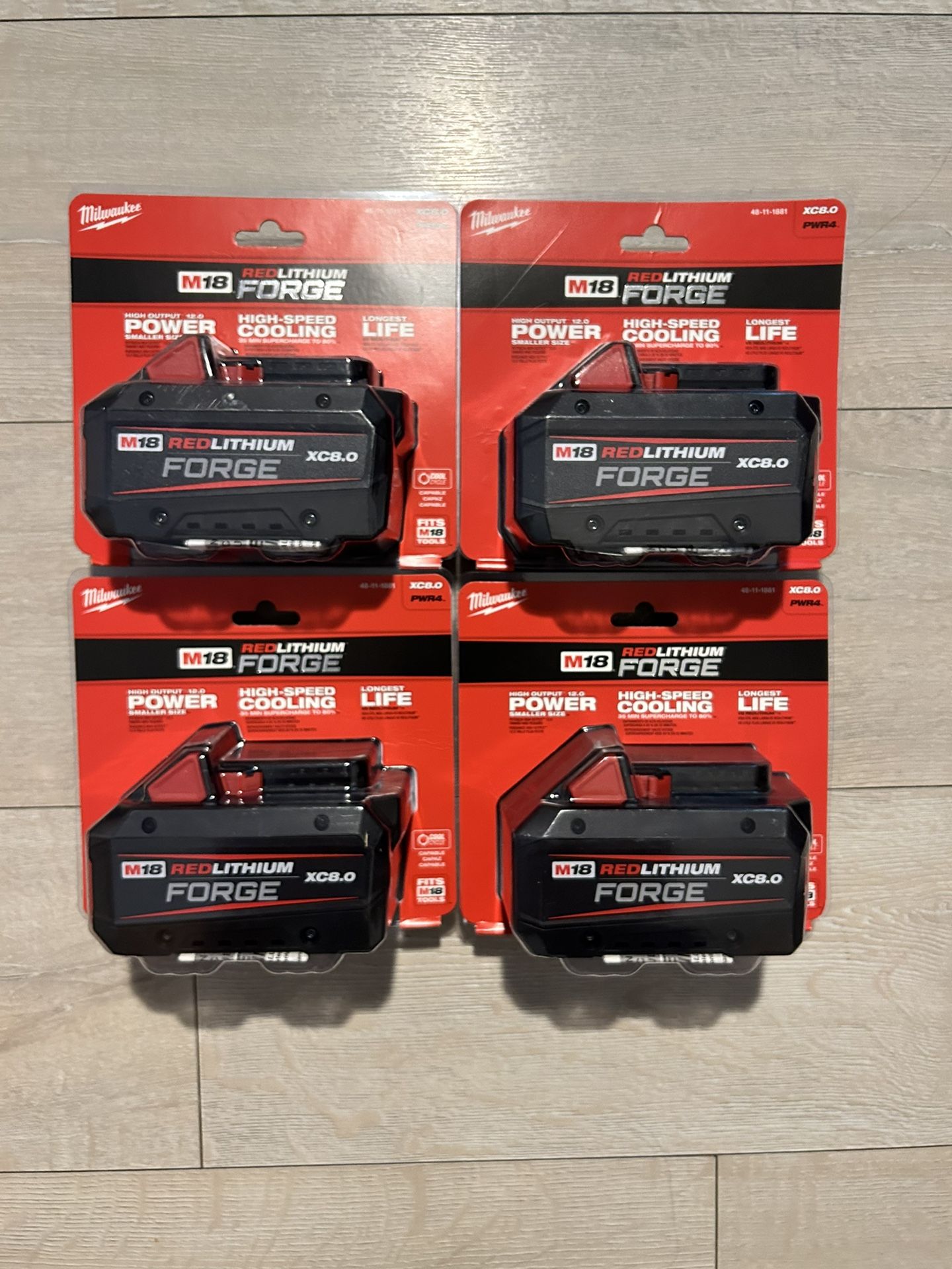 Milwaukee 8.0 Forge Batteries