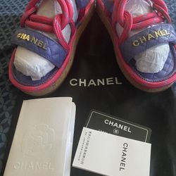 Pink N Purple Rope Sandals 