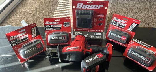 Brand new Bauer sawzall, battery and charger