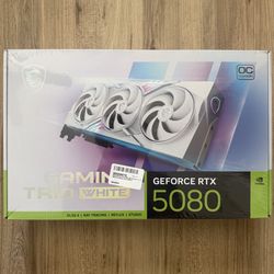 MSI GeForce RTX 5080 16G Gaming Trio OC White