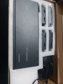 1x4 Hdmi Amplifier Splitter Over Cat5e/cat6 