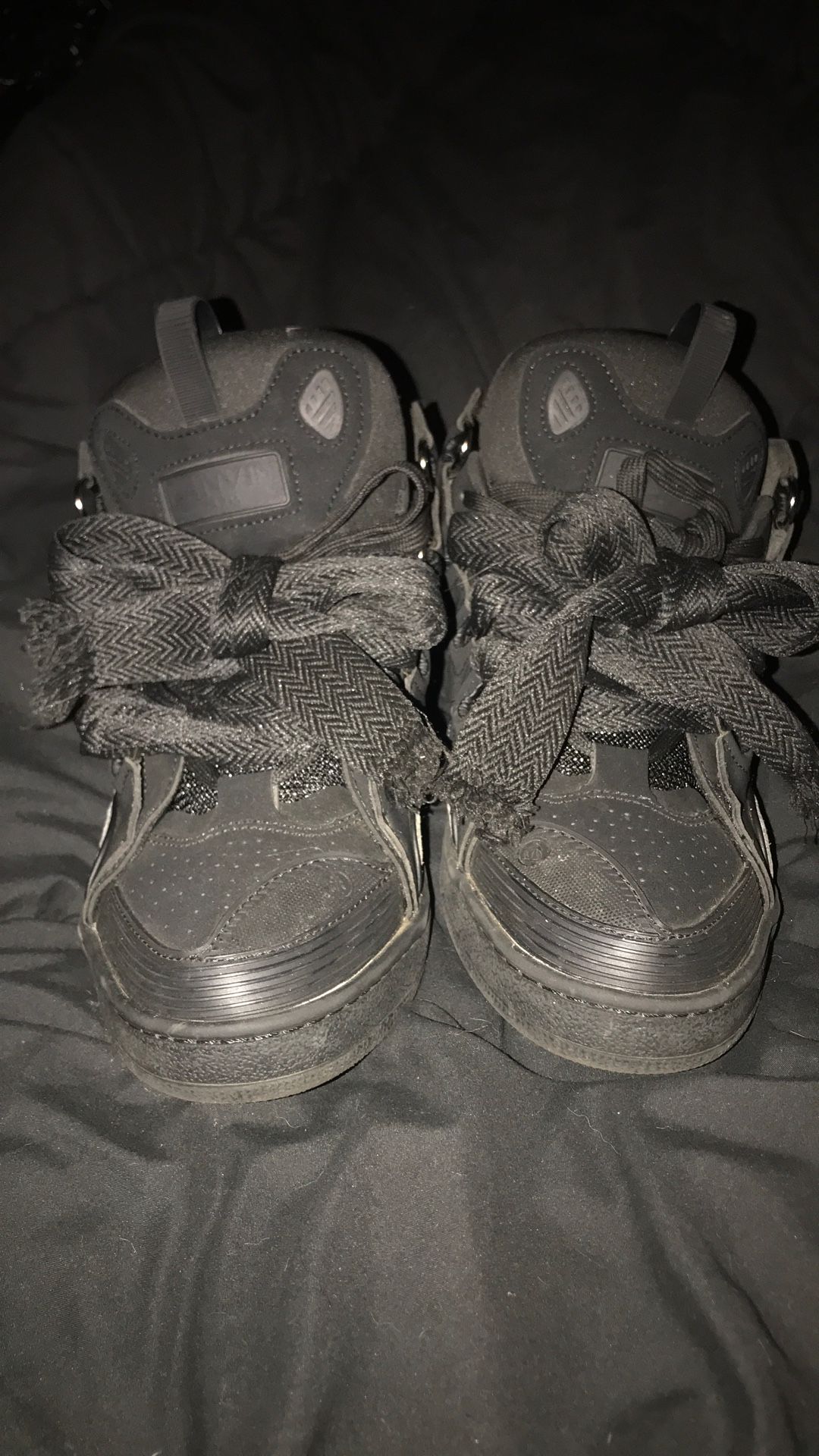 LANVIN Triple Blacks Designer Shoes