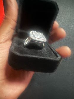 Moissanite ring