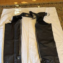 Vintage Women’s Harley Davidson Leather Chaps